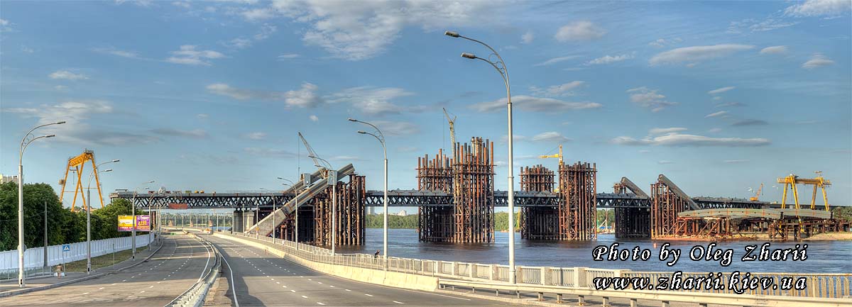 Kyiv, Podilsko-Voskresenskiy Bridge
