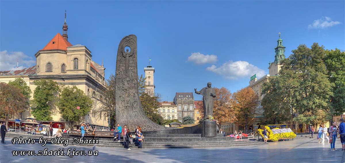 Lviv, Monument to Taras Shevchenko