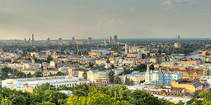 [ru]����, �������� ������ �� ����������� ������[en]Kyiv, Panorama of Podil from Andreevskaya Church