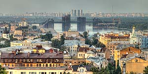 [ru]����, �������� ������ � �������� ����[en]Kyiv, Panorama of Podil from Zamkovyi Hill