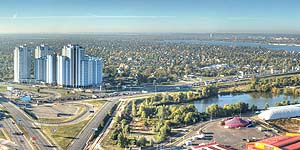 [en]Kyiv, View from 38th Stock[ru]����, ��� � 38-�� �����