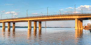 [ru]Днепропетровск, Кайдакский мост[en]Dnipropetrovsk, Kaidakskiy Bridge